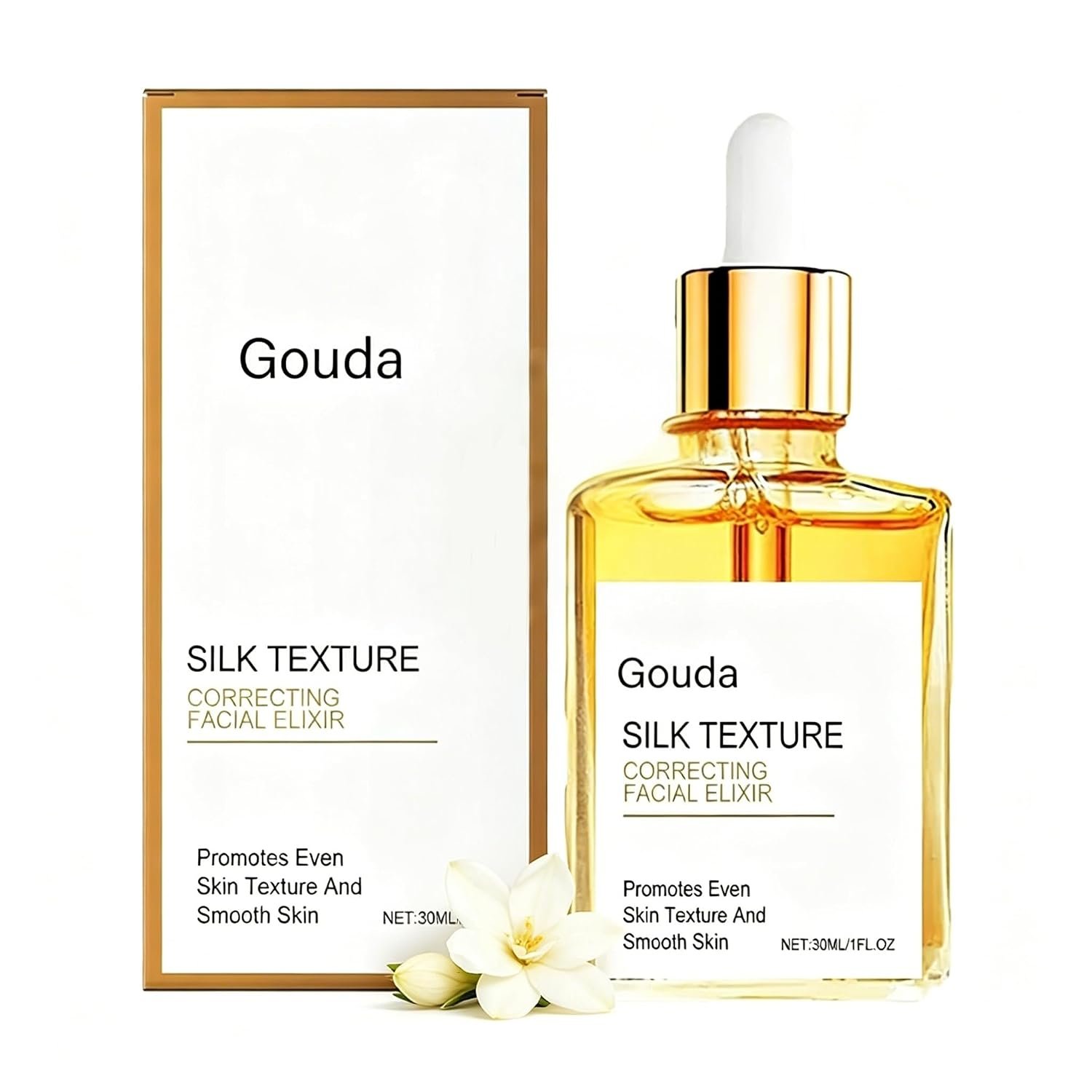 $20 Gouda Silk Body Oil, Body Oil Perfume for Women, For Smooth and Hydrated Skin, Refreshing Non-greasy, Face and Body Essence Oil, Infused with Shea Butter, Coconut Oil (1)