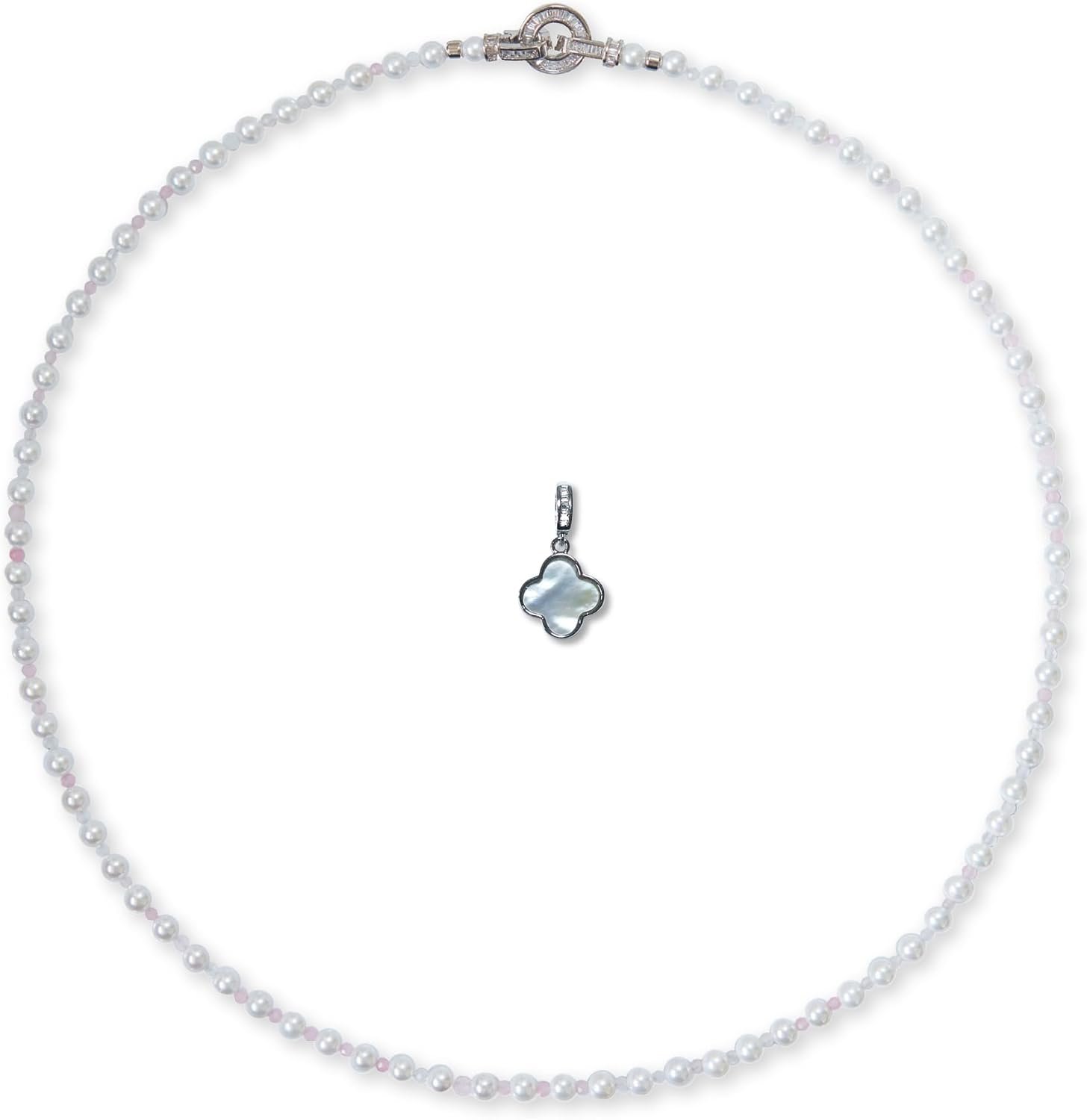$27 BANANE LAB Handmade Natural Crystal Beaded Necklace Jewelry