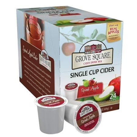 $26 Grove Square Spiced Apple Cider, 24 Single Serve Cups