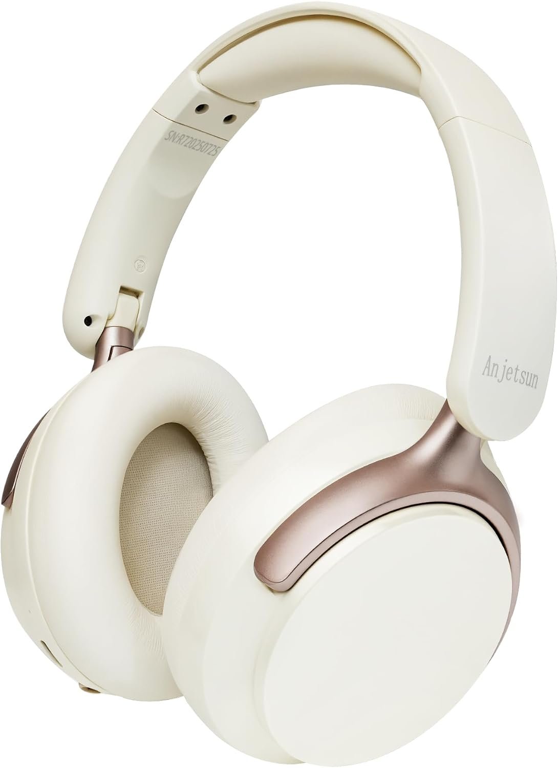 $25 Wireless Headphones Over Ear with ANC, 80H Playtime, Fast Charge, Active Noise Cancelling & Transparency Mode, Comfortable Wireless Headphones for Work & Travel, Built in Mic, Foldable Design