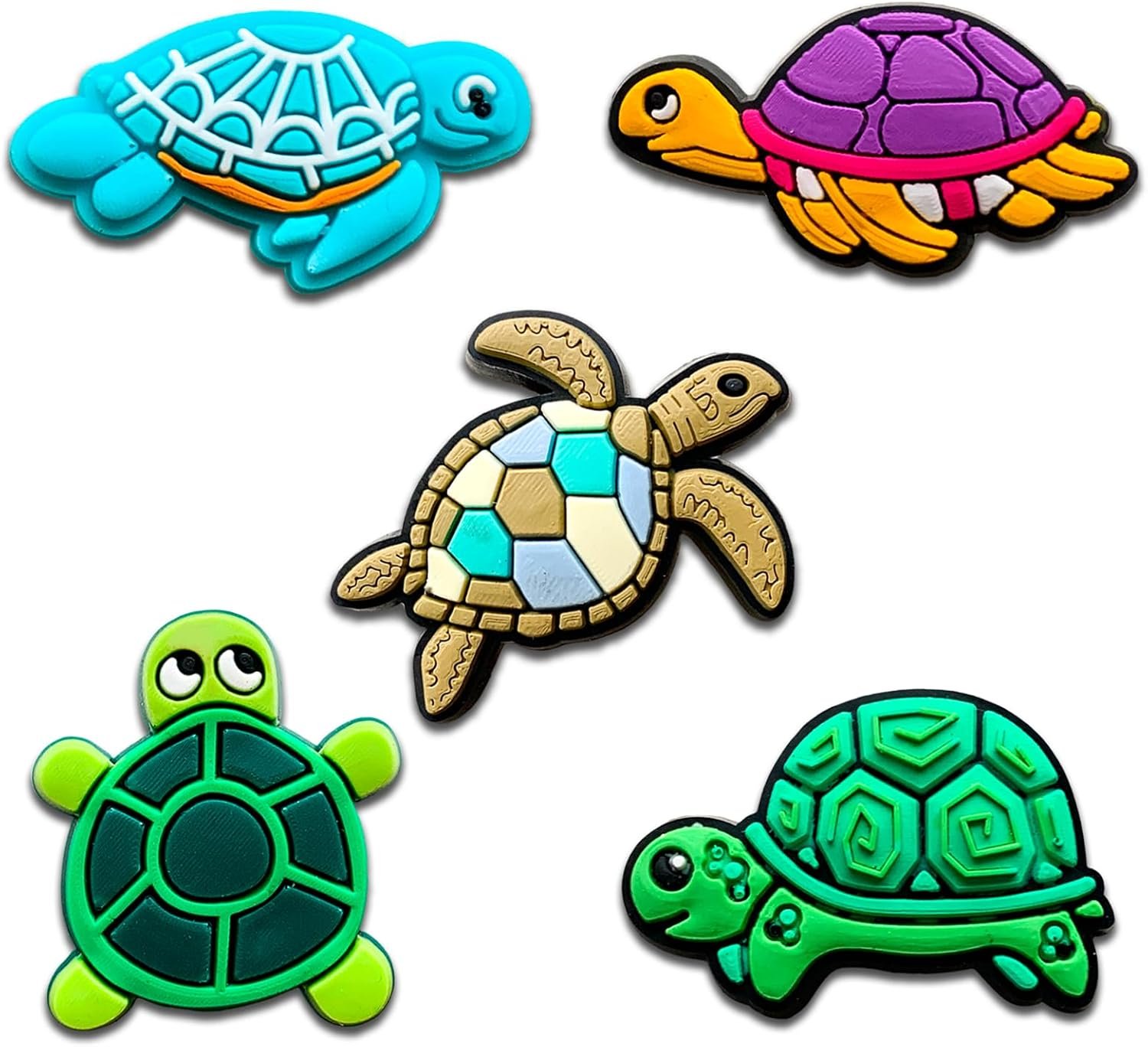 $5 Unicorn Dog Turtle Shoe Charms, Autism Doughnut Mom Croc Charms Pack for Shoe Decoration