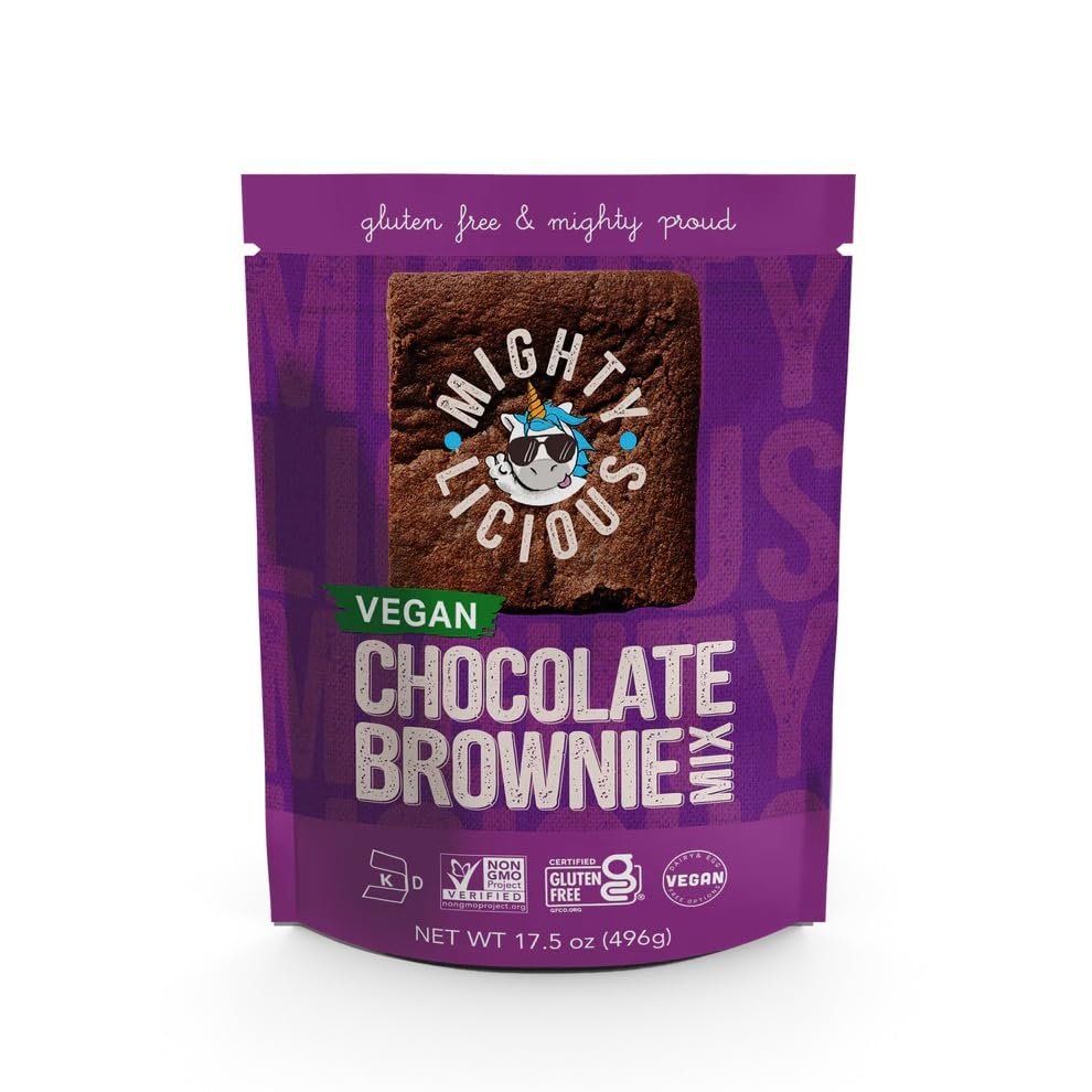 $12 MIGHTYLICIOUS Gluten-Free Chocolate Brownie Mix 17.5 Ounce (Pack of 1)
