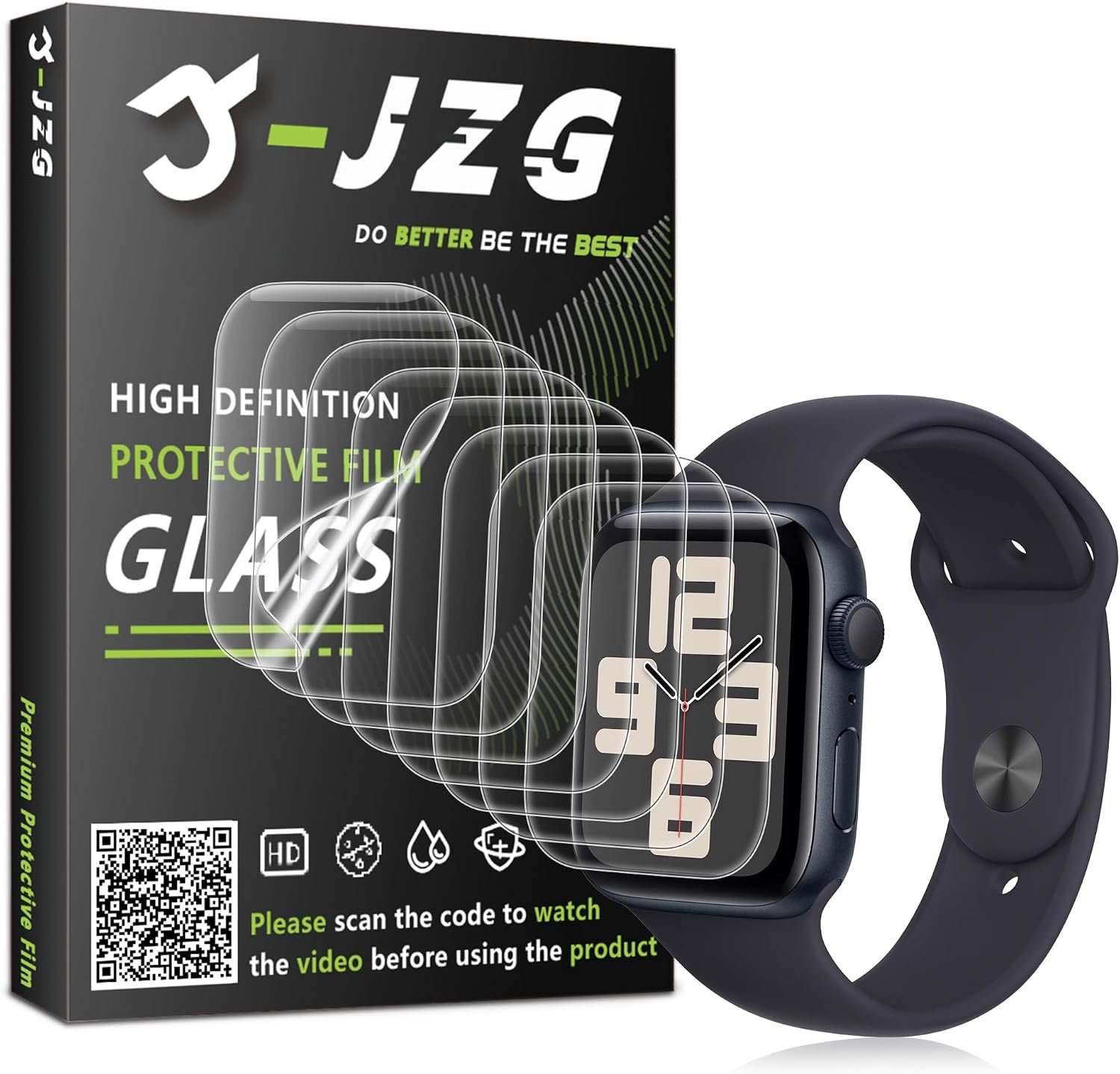 $20 8 Pack Soft Film for Apple Watch Series 9 Series 8 Series 7 45mm, Anti Scratch, Bubble Free, HD Clear for iWatch 9 8 7 45mm Flexible Screen Protector