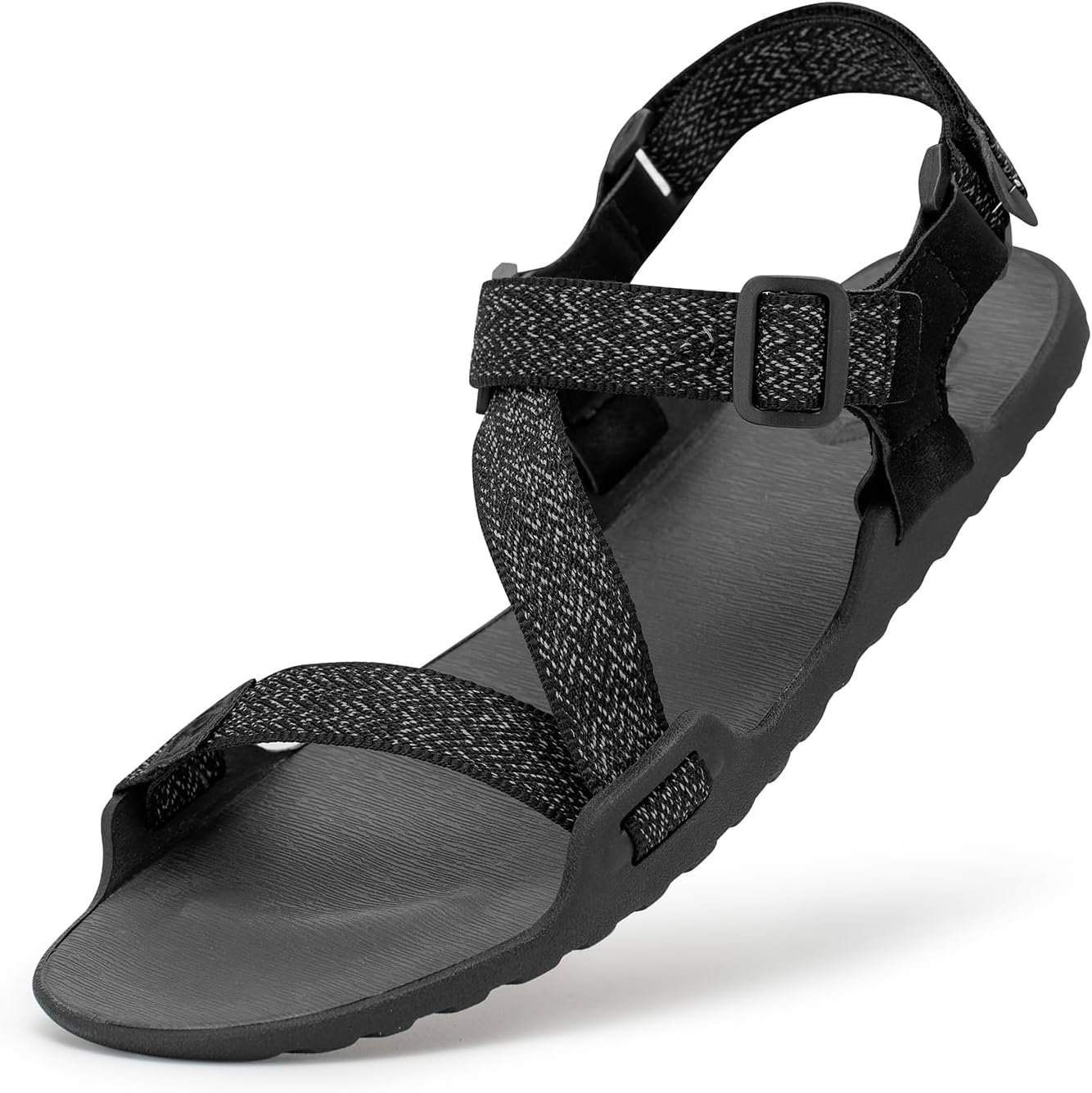 $25 Men's Wide Barefoot Sandals - Minimalist | Zero Drop | Ultralight Trail Running Hiking Sandals Adjustable