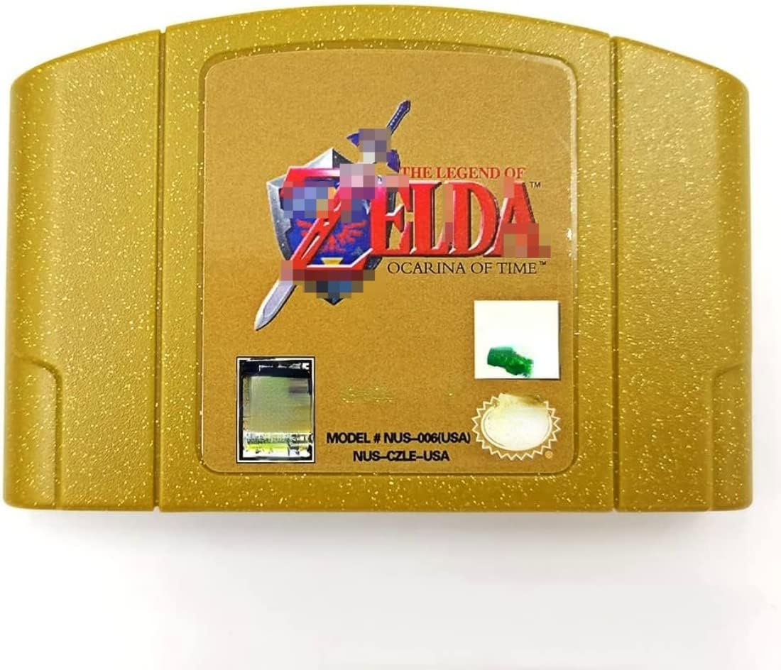 $80 US Version N64 Game Card Cartridge Video Game Console -The Legend of Zelda Ocarina of Time Gold