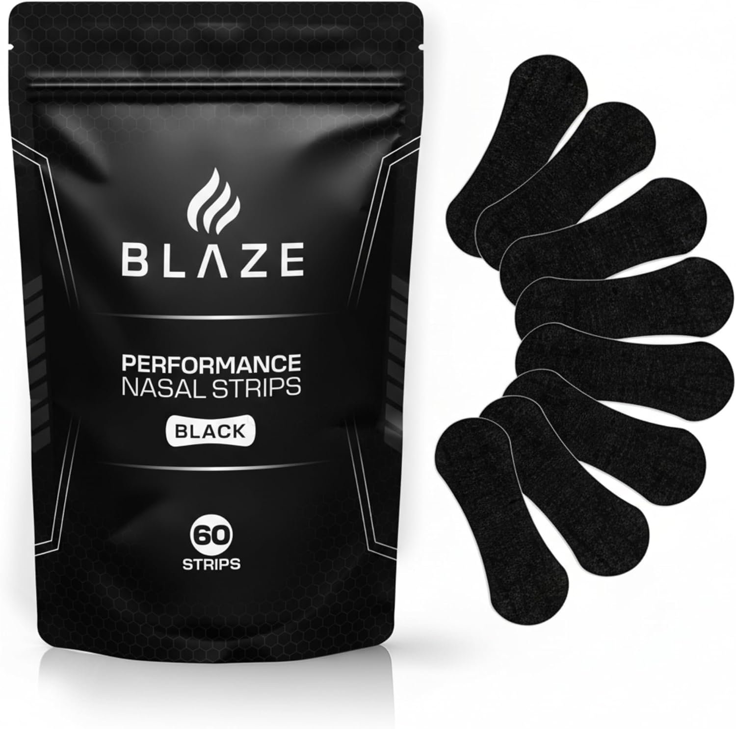 $23 Performance Nose Strips for Breathing - Oil & Sweat-Proof Adhesive - 60 Ct