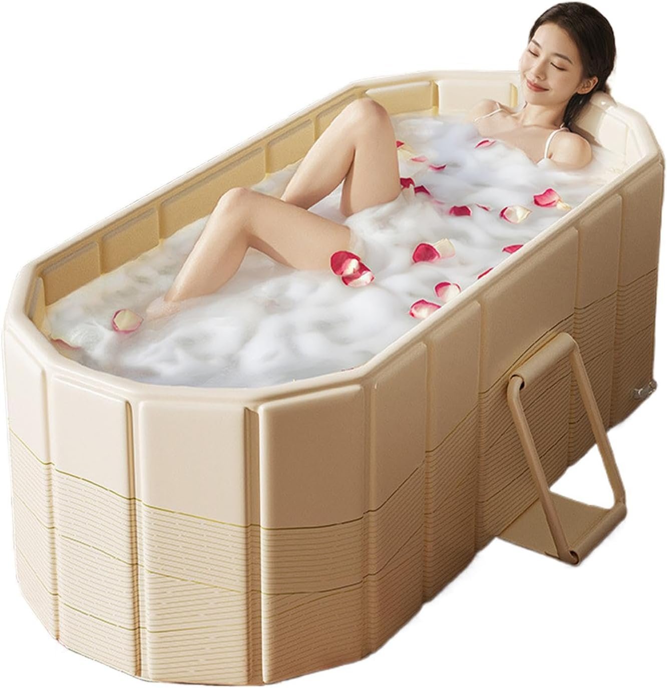 $378 Portable Bathtub Insulated Hot Or Ice Bucket Bath Tub Large