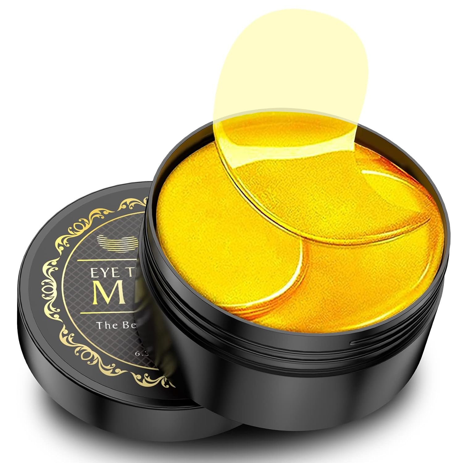 $9 NAZANO 24K Gold Under Eye Patches - 60 Pack for Puffy Eyes, Dark Circles, Bags & Wrinkles with Collagen & Hyaluronic Acid - Eye Care Pads for Daily Skincare (Gold)