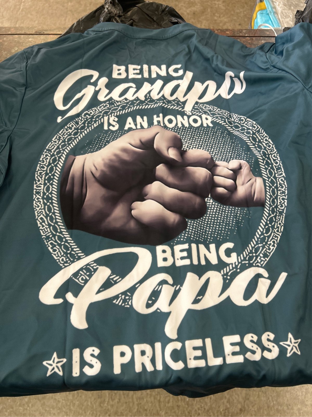 $30 Men's 2pc 2xl set grandpa honor papa shirt shorts