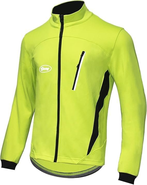 $38 Winter sz m Cycling Bike Jacket Men Waterproof Thermal Softshell Jacket Warm up Fleece Running Mountain Coat