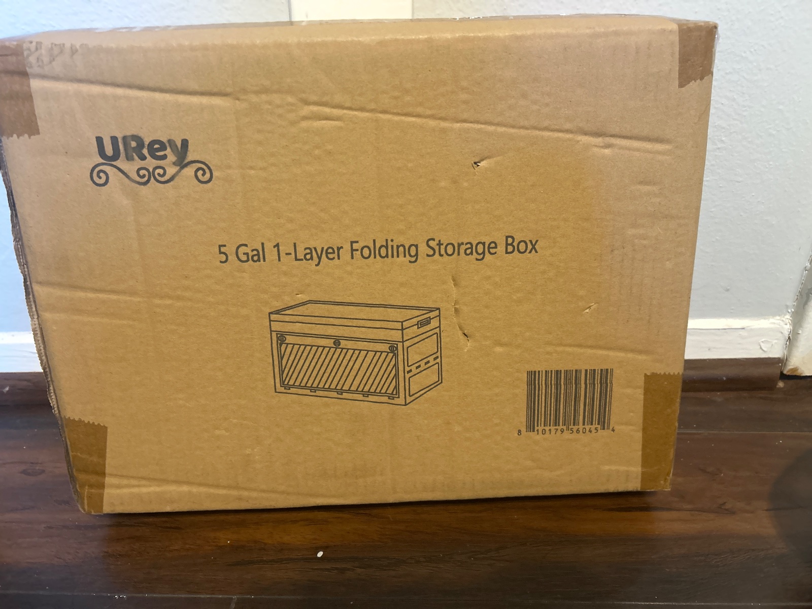 URey 20 QT Foldable Storage Cabinet Clear