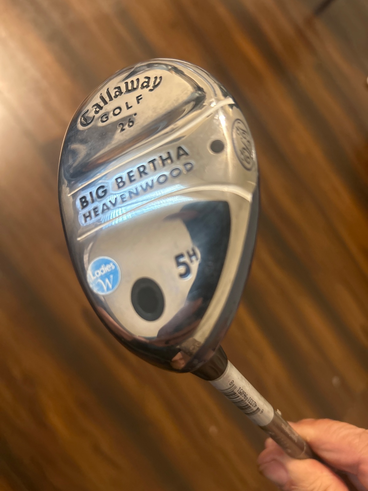 Left hand Big Bertha Heavenwood 5H 26° Ladies Hybrid Golf Club for Callaway Big Bertha Heavenwood…