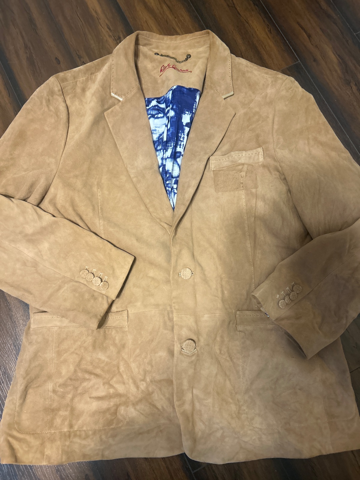 Robert Graham Wythe Goat Suede Blazer for Men's Tailoring