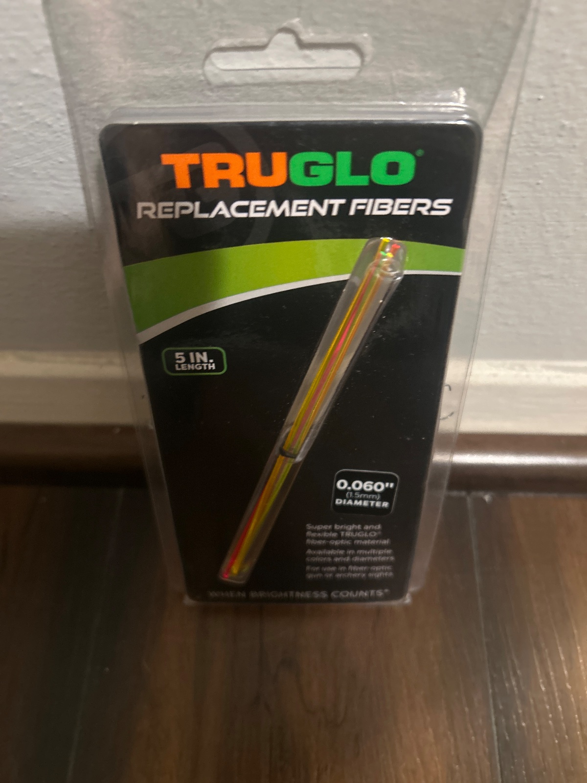 TRUGLO Fiber Optic Replacement Rods (.060" for Fiber optic firearm and archery sights