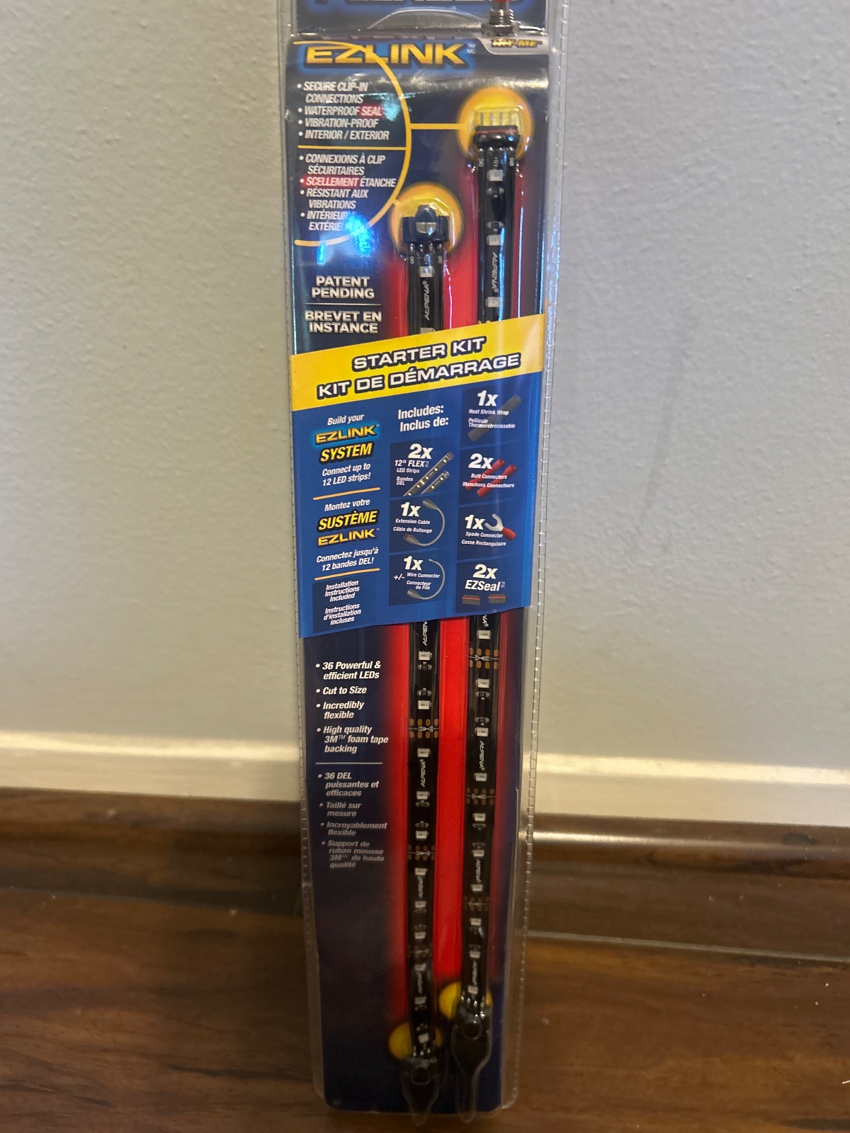 Alpena EZLink FlexLED 24" Starter Kit (2 x 12" Red LED Strips) for 12V automotive…