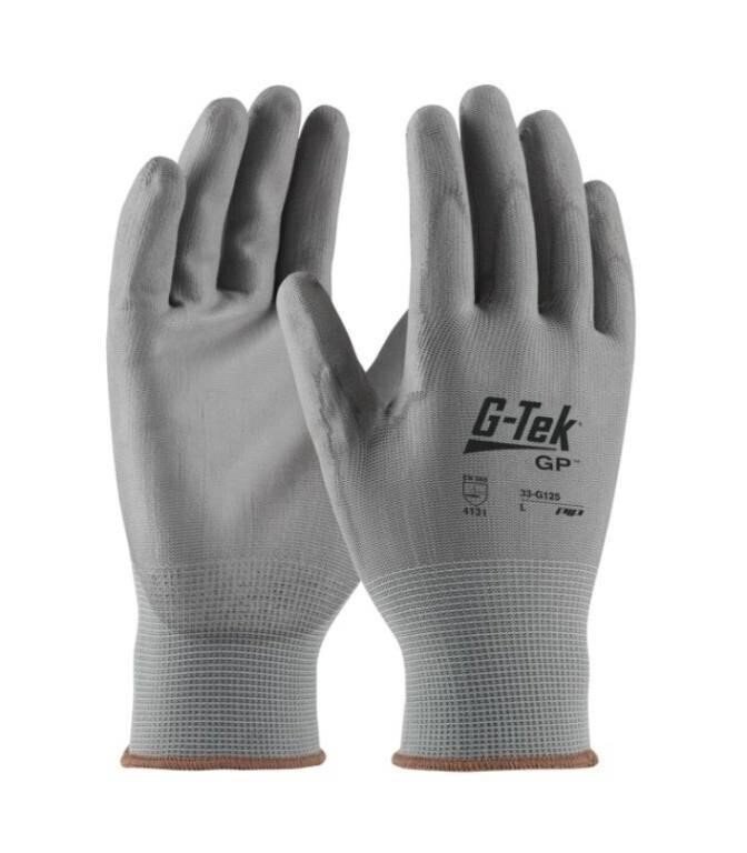 PIP G-Tek GP Polyurethane Coated Work Gloves, Size XXL 2 Pair