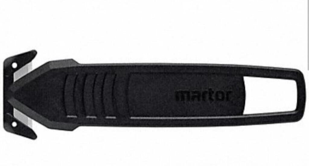 Martor Black Plastic Safety Cutter With Shielded Blade Qty of 2