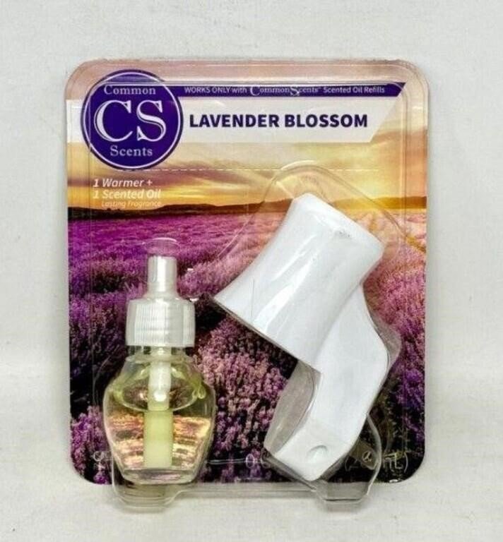 Common Scents Lavender Blossom Oil Warmer Set