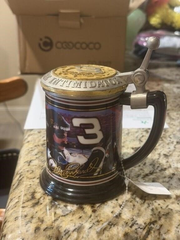 Dale Earnhardt "The Intimidator" Lidded Beer Stein
