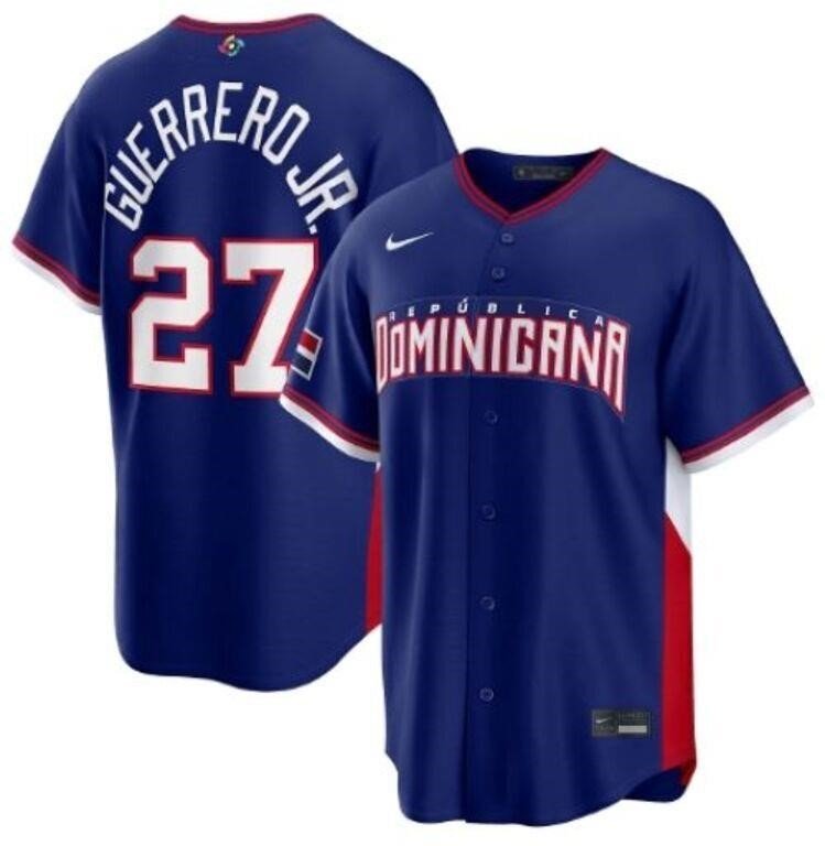 Nike Dominican Republic WBC Vladimir Guerrero Jr. Jersey Size XL