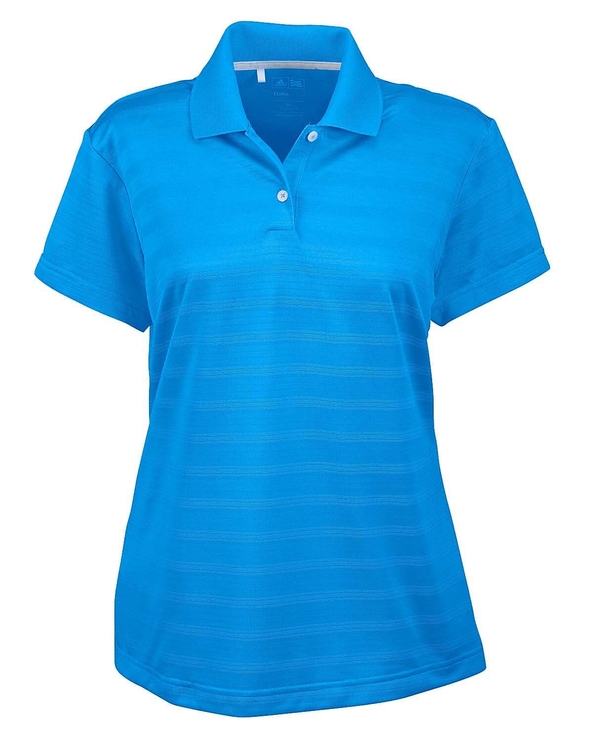 Adidas Golf Ladies ClimaLite Textured Polo, Coast, Small