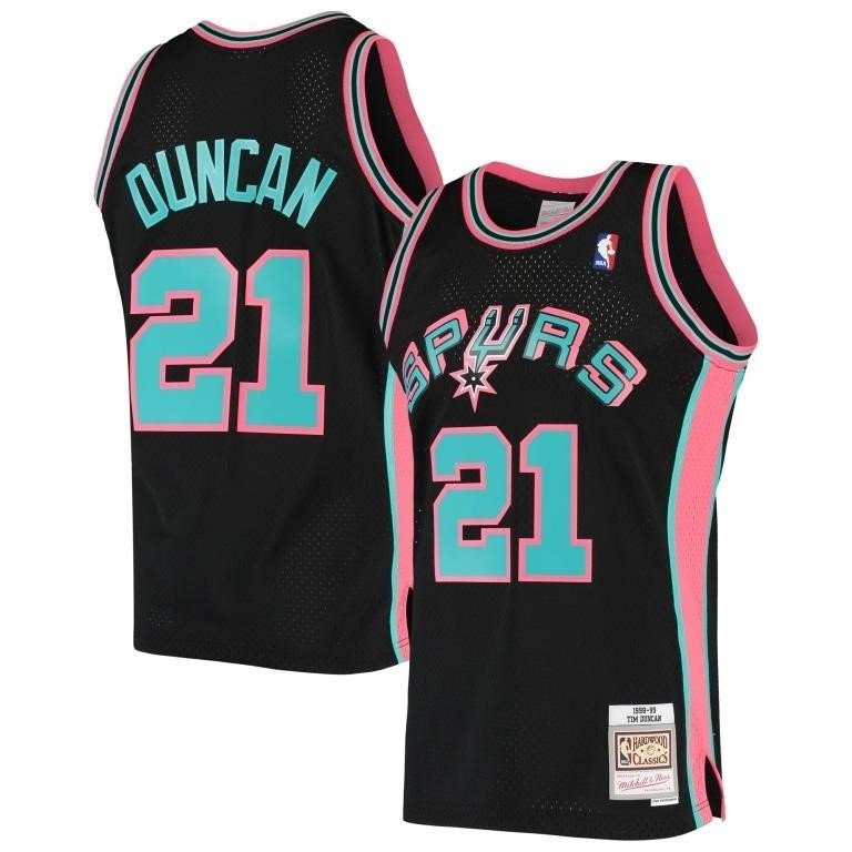 Tim Duncan #21 Spurs 1998-99 Mitchell & Ness Jersey XL