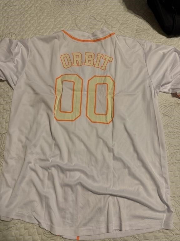 Houston Astros "Orbit" No. 00 Button-Front Jersey XL
