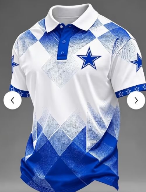 Dallas Cowboys Polo Shirt NEW Size Large