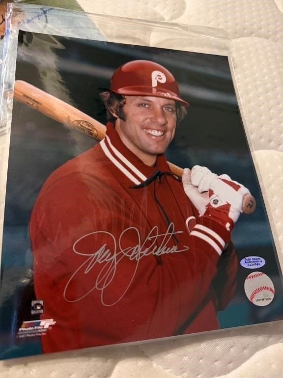 Philadelphia Phillies Jay Johnstone Autographed 8x10 w/COA
