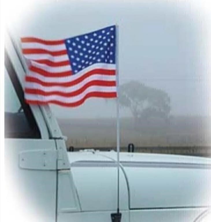 Qty of 20 - 12X18 Antenna Flags