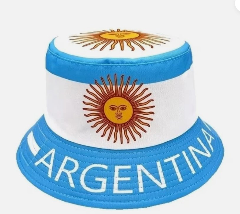 Argentina Flag Bucket Hat, Sun of May Print
