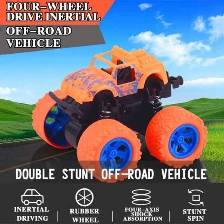 Friction-Powered Four-Wheel Drive Monster Truck Toy