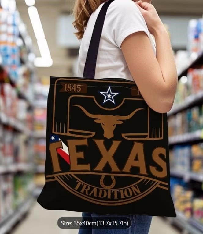 Texas Longhorns Tradition Canvas Tote Bag
