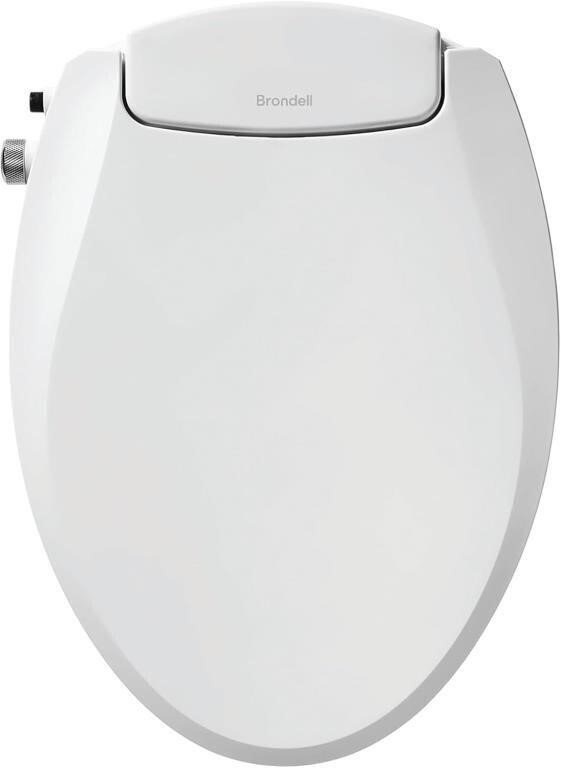 Brondell Non-Electric Bidet Toilet Seat, White