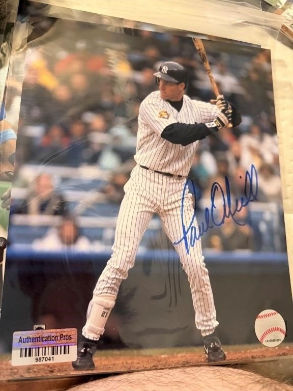 Paul O'Neill Signed New York Yankees 8x10 Photograph