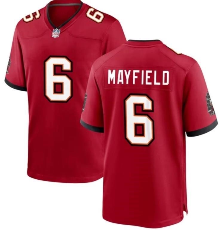 Baker Mayfield #6 Tampa Bay Buccaneers Home Game Jersey Size 3XL