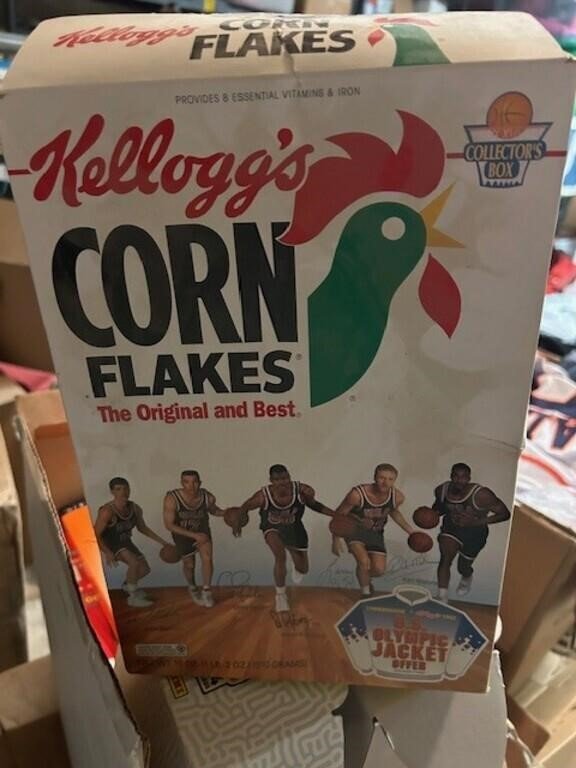 Kellogg's Corn Flakes Olympic Basketball Collector's Box The Dream Team (Empty)
