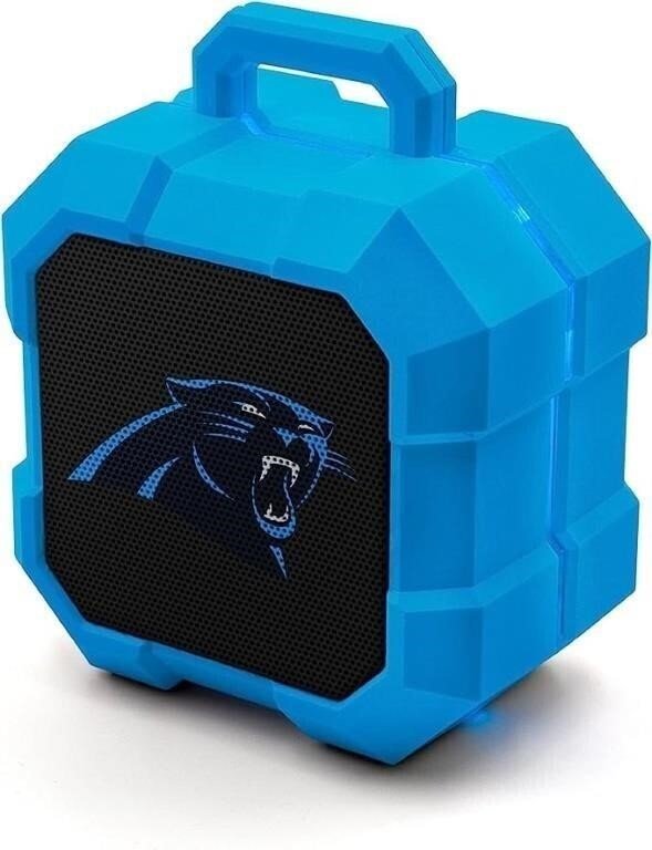SOAR NFL Carolina Panthers LED ShockBox Bluetooth Speaker