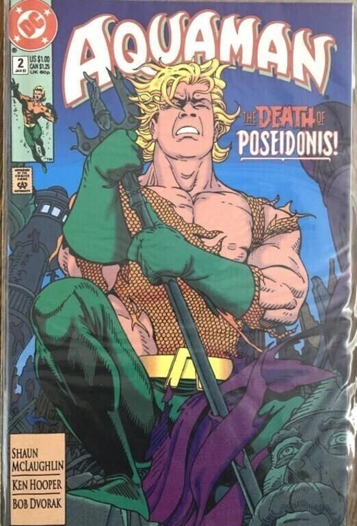 Aquaman Vol. 4 #2 Comic Book ("The Death of Poseidonis!") for DC Comics Aquaman