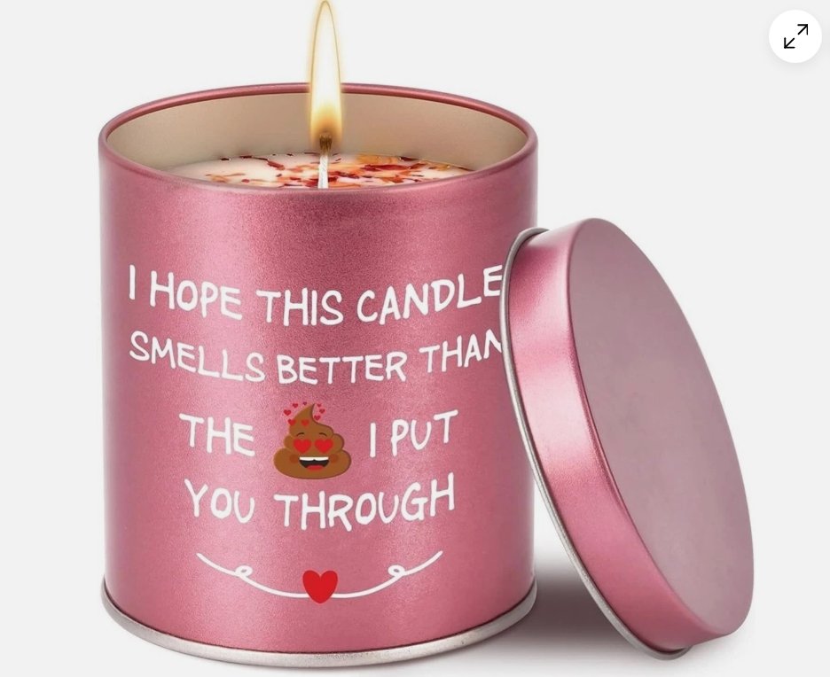 Sorry My Love Apology Gift - Funny Gardenia Scented Soy Wax Candle