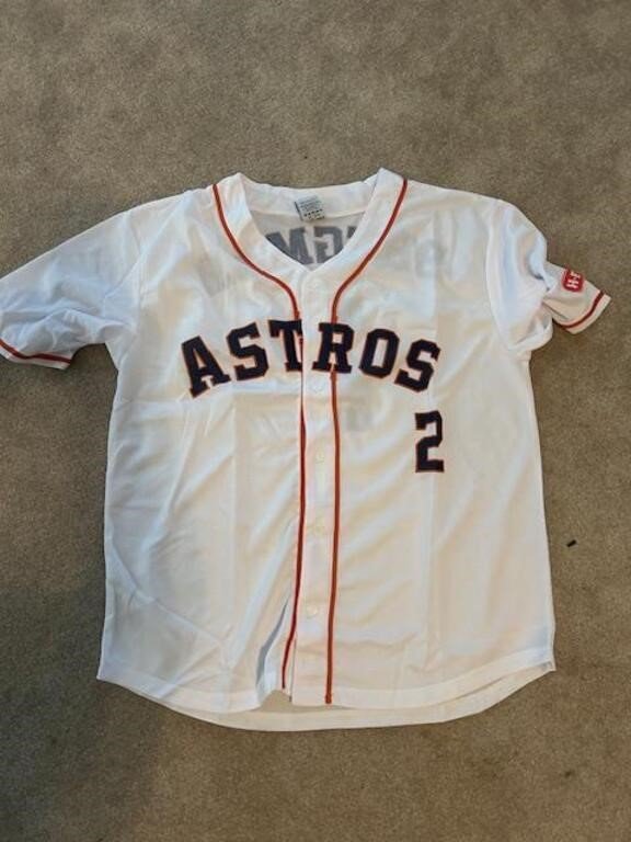 Houston Astros Alex Bregman No. 2 Home Jersey SGA Size XL