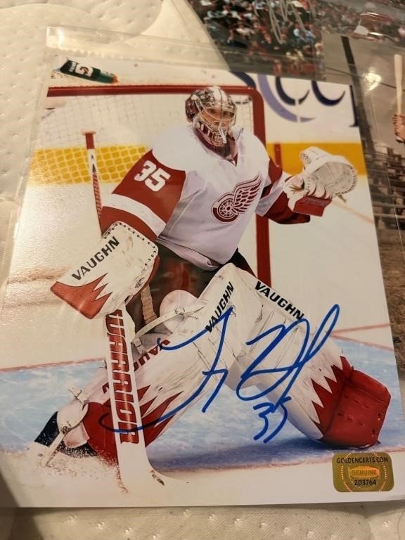 Detroit Red Wings Jimmy Howard Autographed 8x10 w/COA