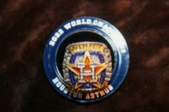 Houston Astros 2022 World Champions Replica Ring w/Box Dusty Baker