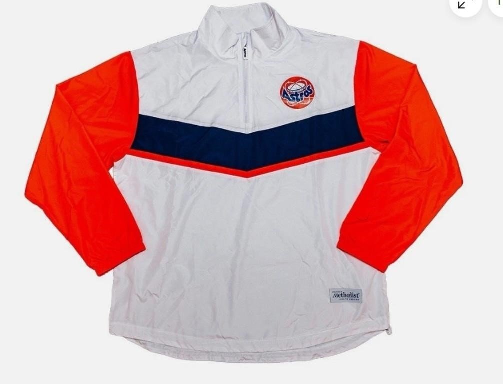 Houston Astros Quarter-Zip Pullover Windbreaker XL