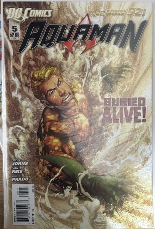 DC Comics Aquaman Vol. 7 #5 Comic Book for The New 52: Aquaman