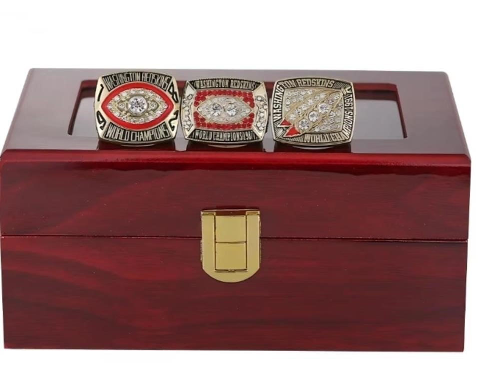 Washington Commanders Replica Championship Ring Set With Display Box