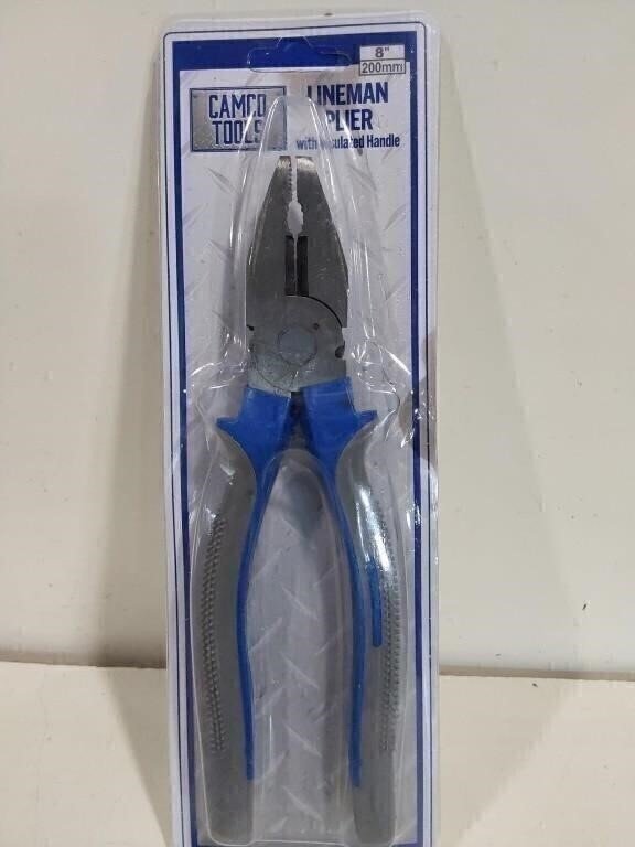Camco Tools 8-Inch Lineman Pliers, Sealed