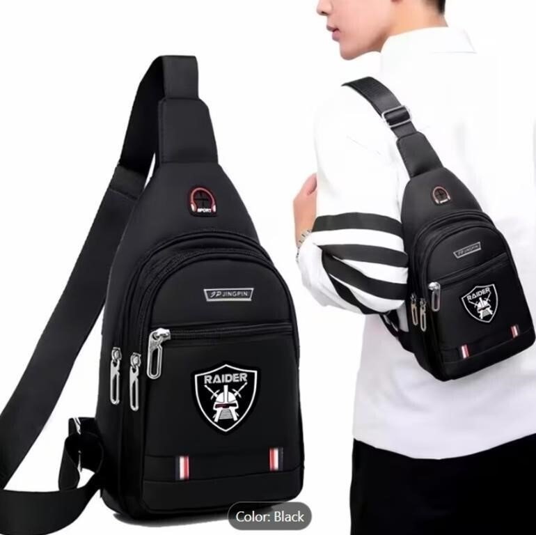 Las Vegas Raiders Lightweight Crossbody Chest Bag