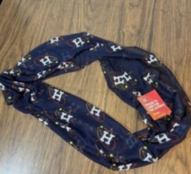 Houston Astros Logo Infinity Scarf, New With Tag
