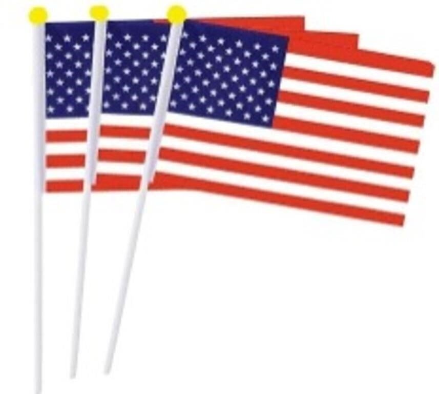 Qty of 12 American Flags 6x9 Inch NEW